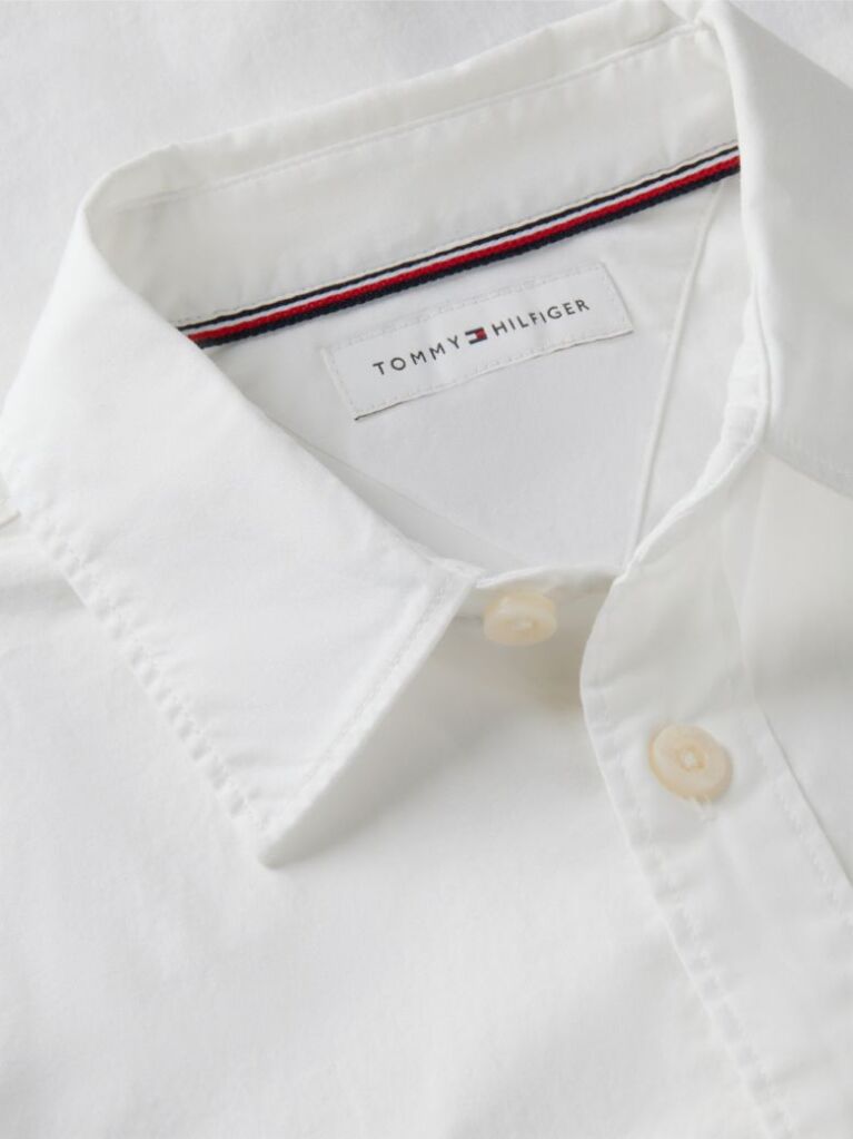 White Essential Regular Fit Poplin Shirt  Boys