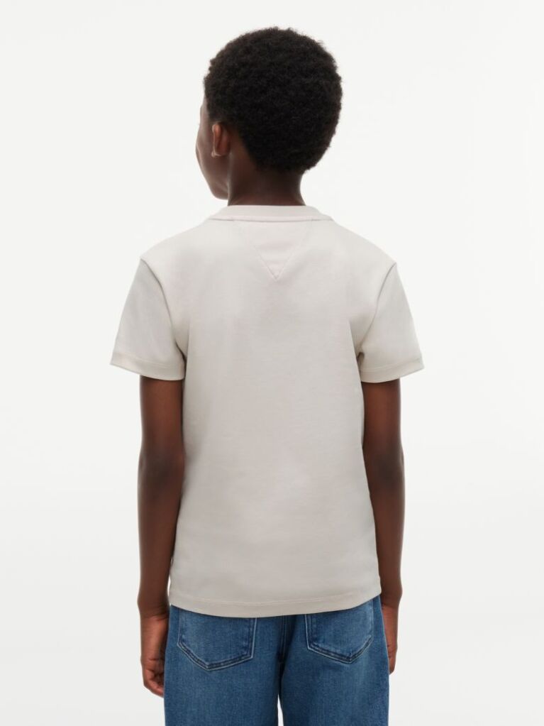 Beige Shield Logo Appliqué T-Shirt  Boys