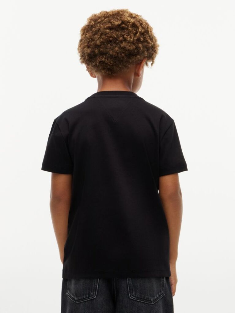 Black Shield Logo Appliqué T-Shirt  Boys