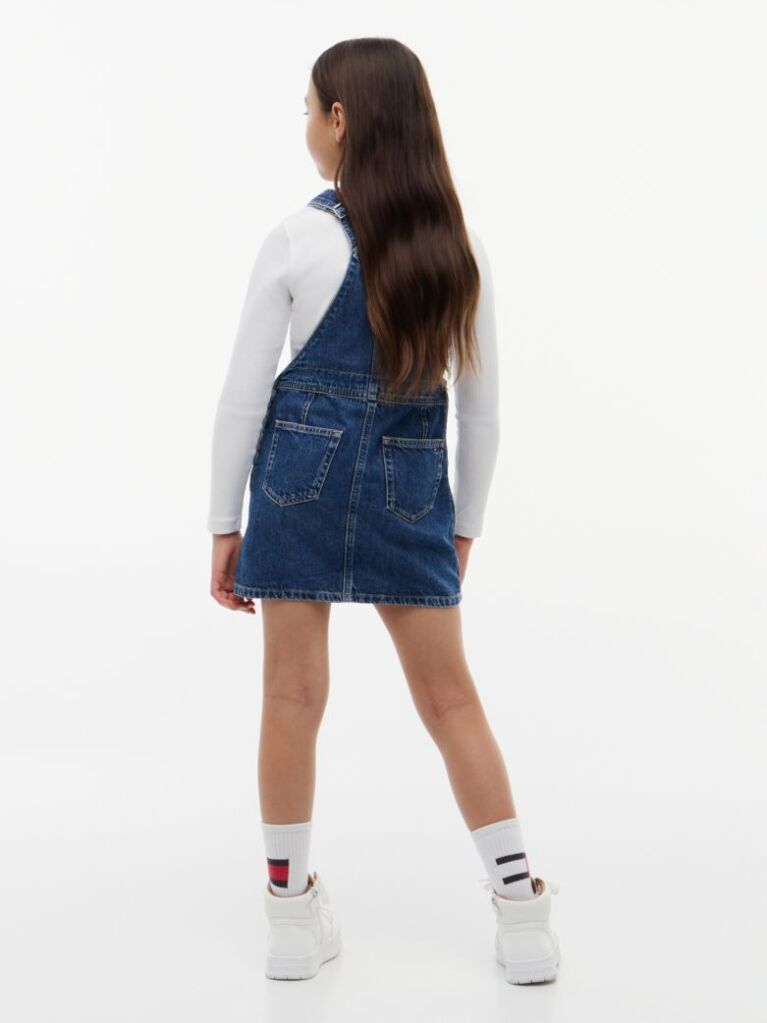 Denim Denim Φόρεμα Σαλοπέτα Με Heritage Λογότυπο  Κορίτσια