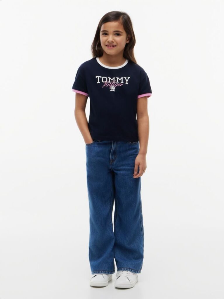 Blue Crest Relaxed T-Shirt  Girls