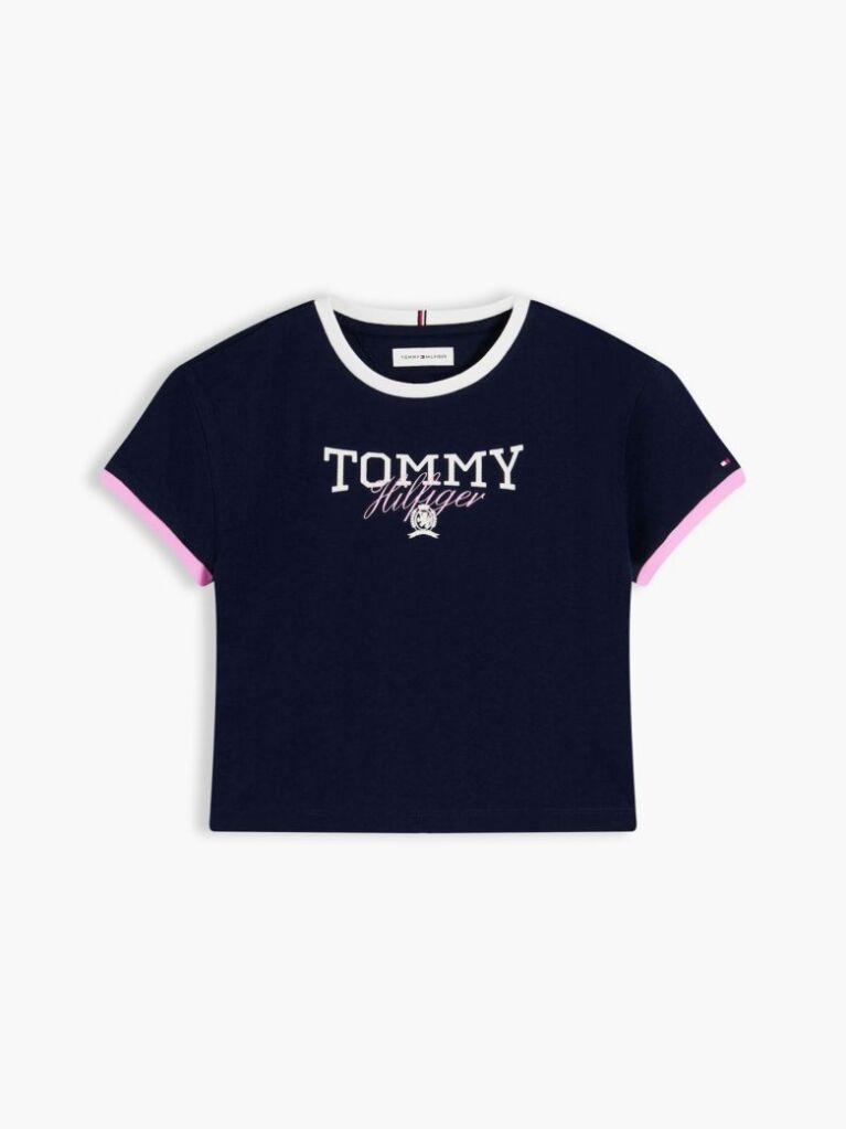 Blue Crest Relaxed T-Shirt  Girls