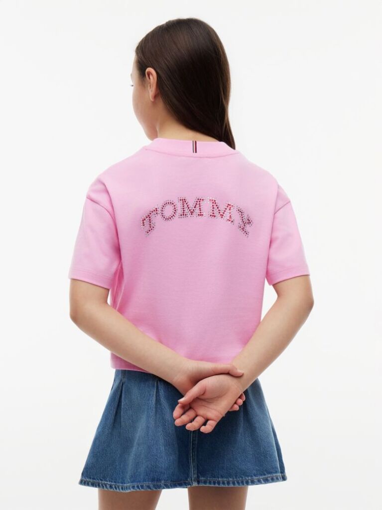 Ροζ Βαμβακερό T-Shirt  Κορίτσια
