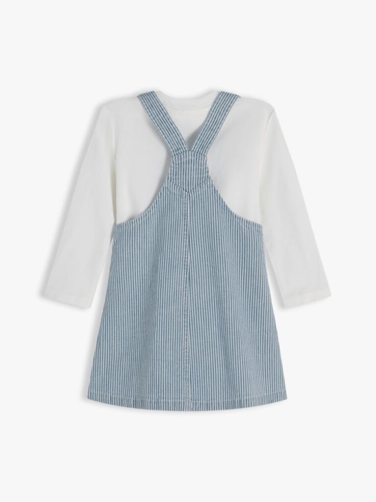 Multi Denim Σετ Ριγέ Φόρεμα Με T-Shirt  Βρεφικά