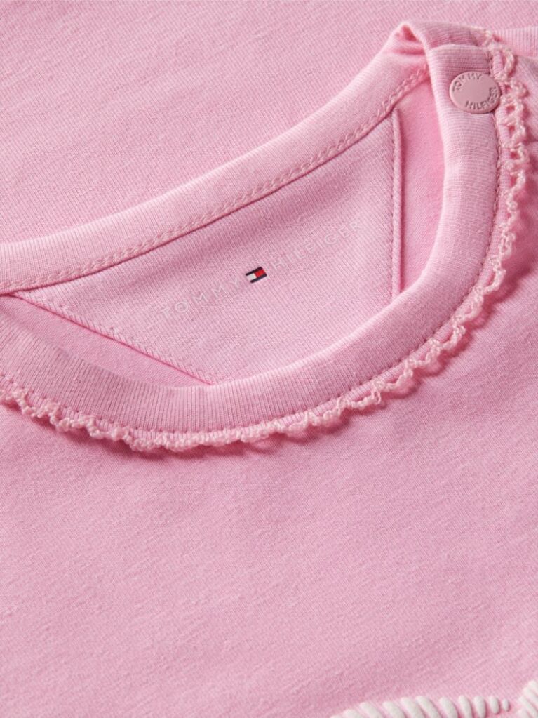 Pink Essential Flutter Sleeve T-Shirt  Newborn