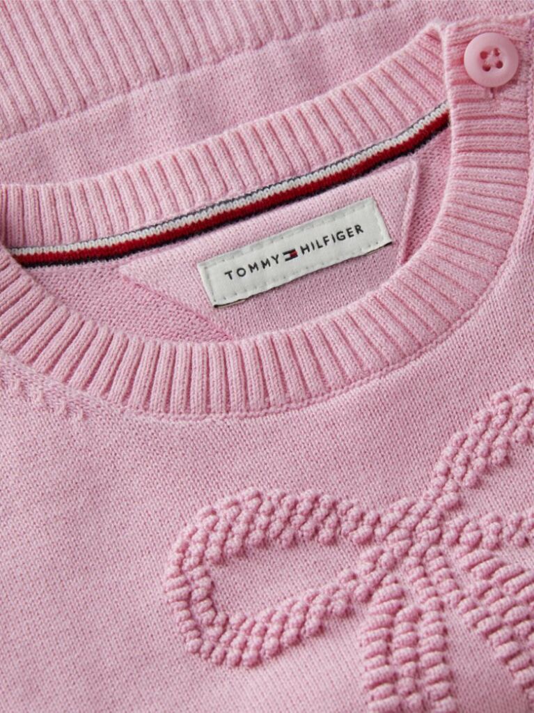 Pink Essential Intarsia Jumper  Newborn