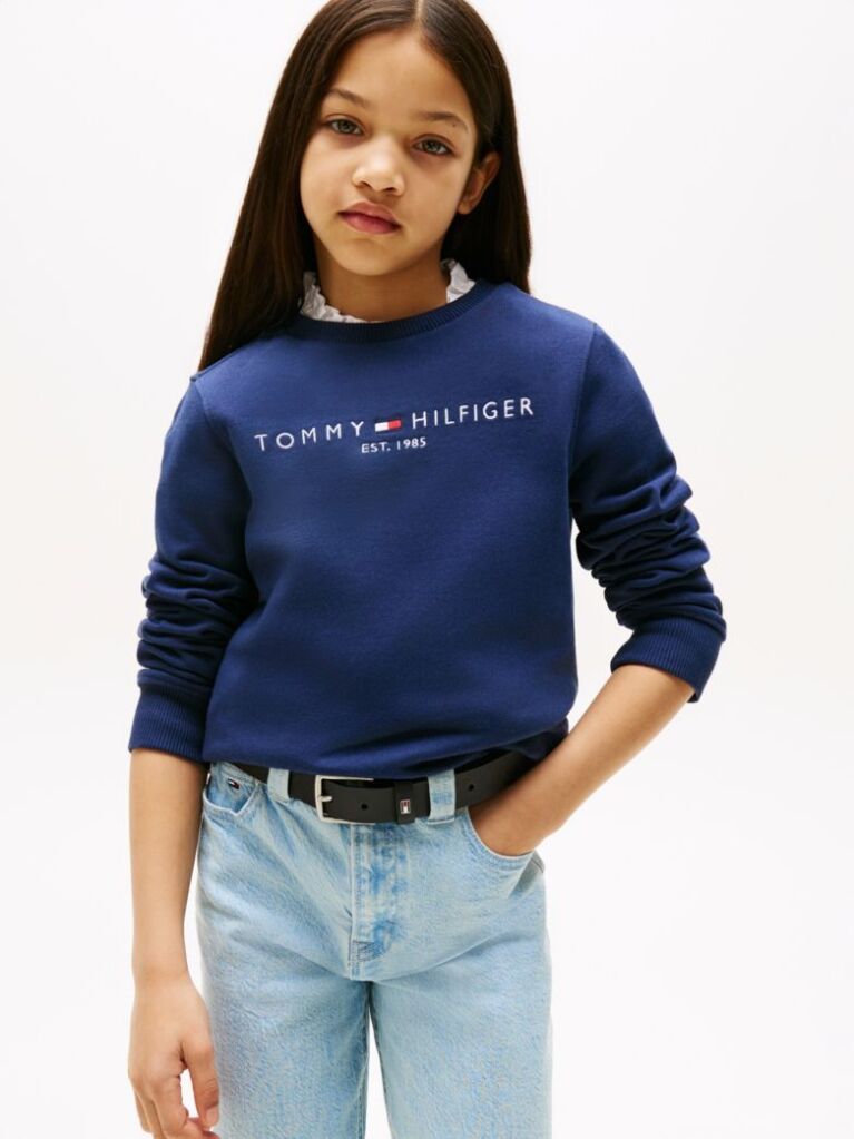 Μπλε Essential Φούτερ Με Λογότυπο  Παιδί Unisex