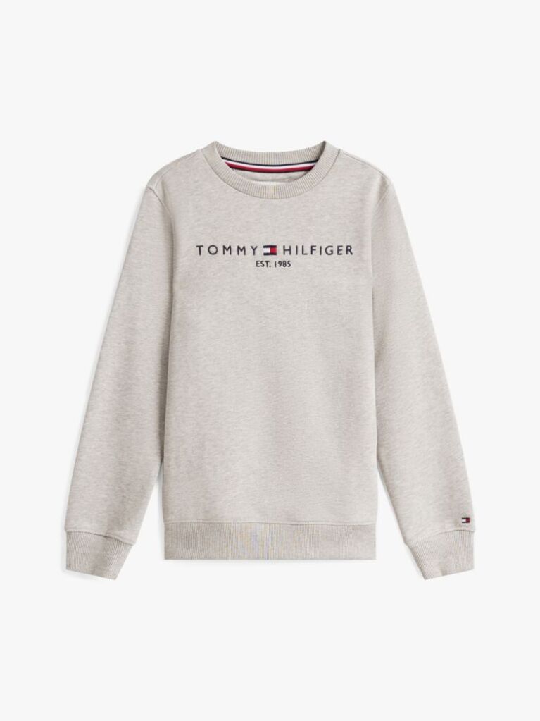 Grey Essential Logo Sweatshirt  Kids Unisex
