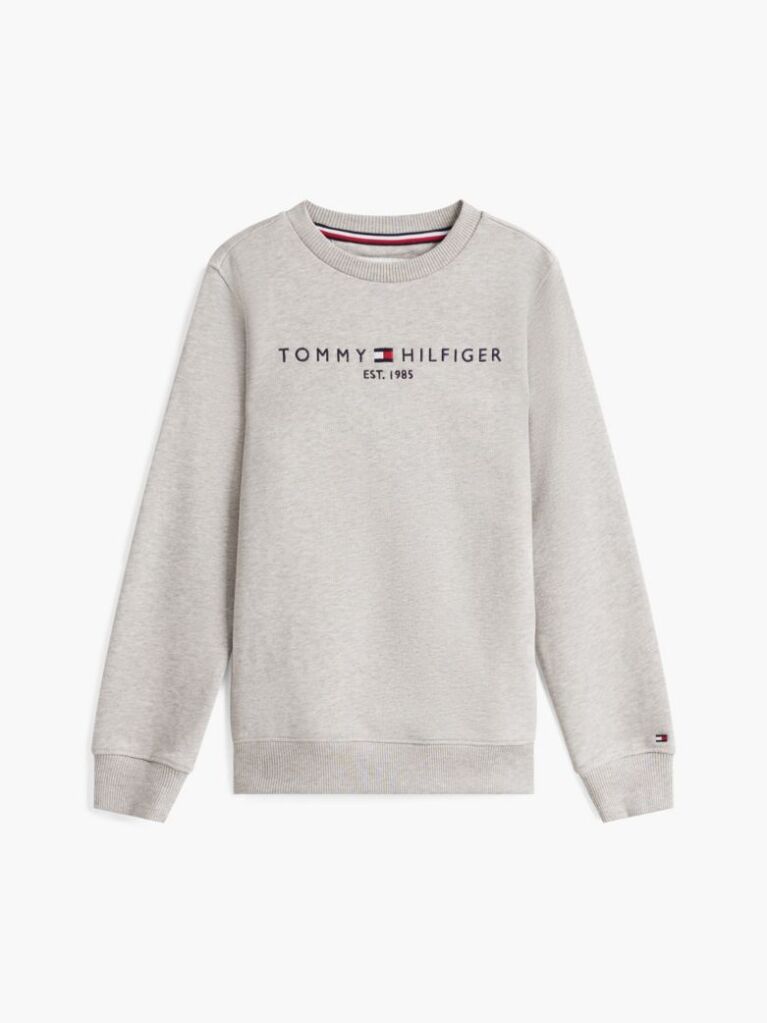 Grey Essential Logo Sweatshirt  Kids Unisex