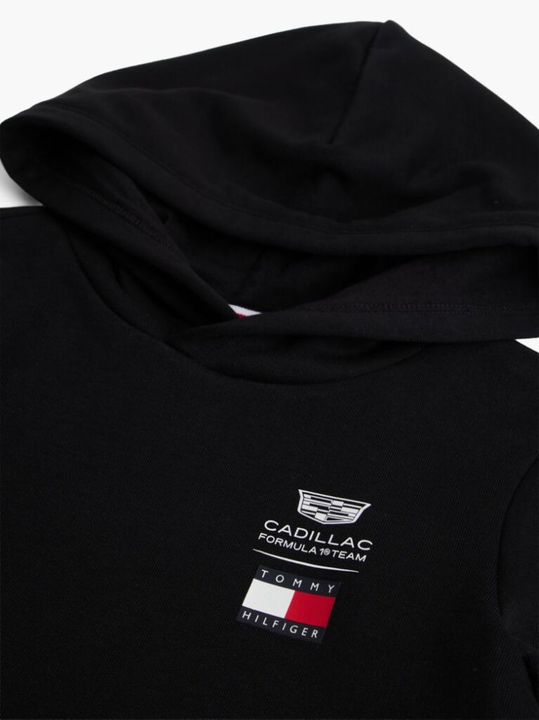 Black TH x Cadillac Formula 1® Team Logo Hoody  Kids Unisex
