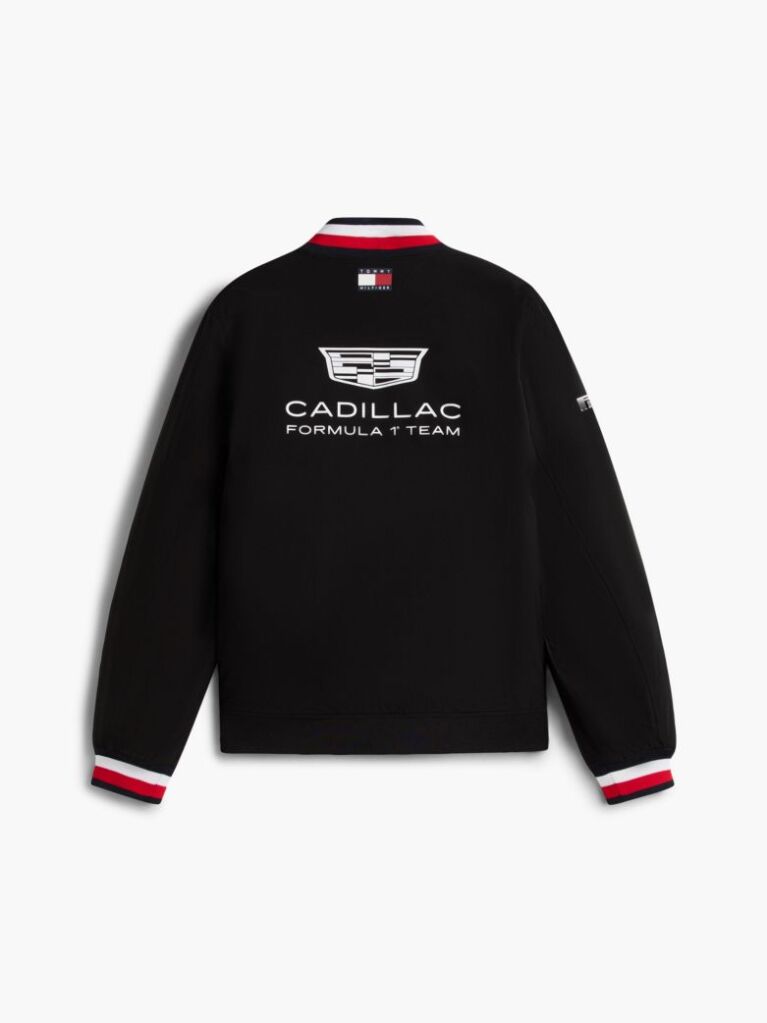 Black TH x Cadillac Formula 1® Team Varsity Jacket  Unisex