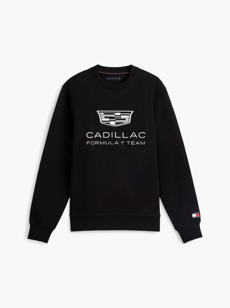 Black TH x Cadillac Formula 1® Team Logo Sweatshirt  Unisex