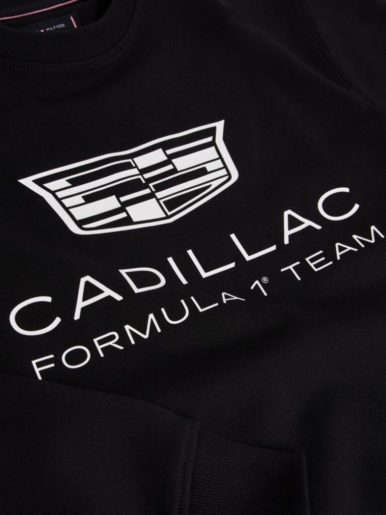 Black TH x Cadillac Formula 1® Team Logo Sweatshirt  Unisex