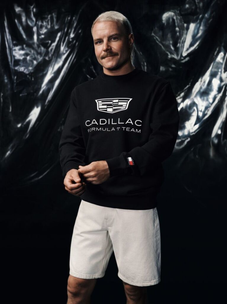 Black TH x Cadillac Formula 1® Team Logo Sweatshirt  Unisex
