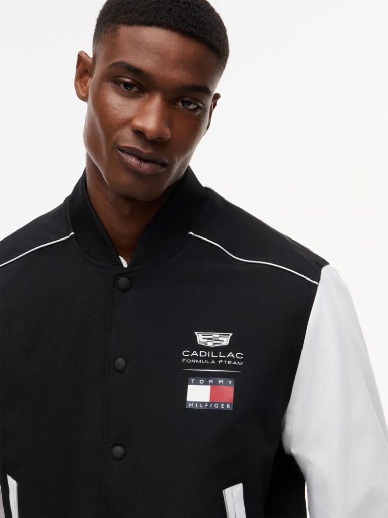 Multi TH x Cadillac Formula 1® Team Back Logo Varsity Jacket  Unisex