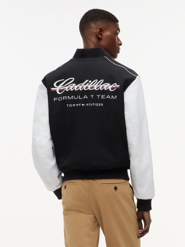 Multi TH x Cadillac Formula 1® Team Back Logo Varsity Jacket  Unisex