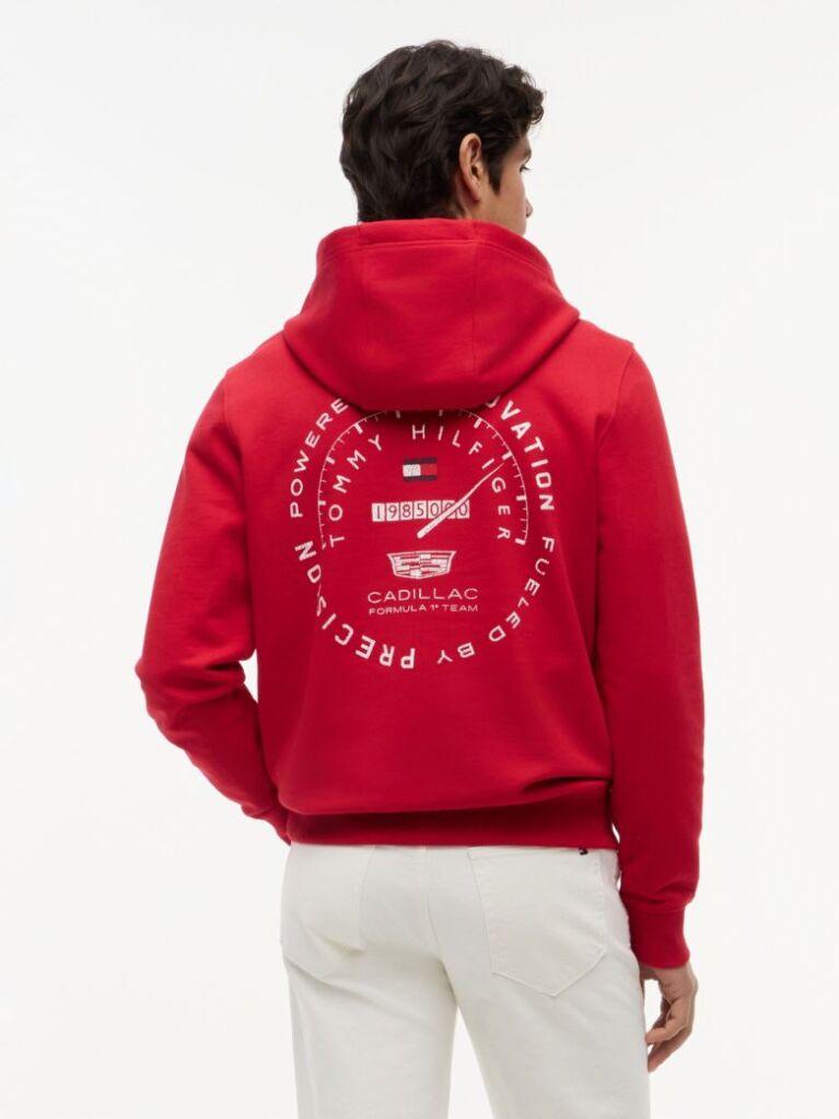 Red TH x Cadillac Formula 1® Team Back Graphic Hoody  Unisex