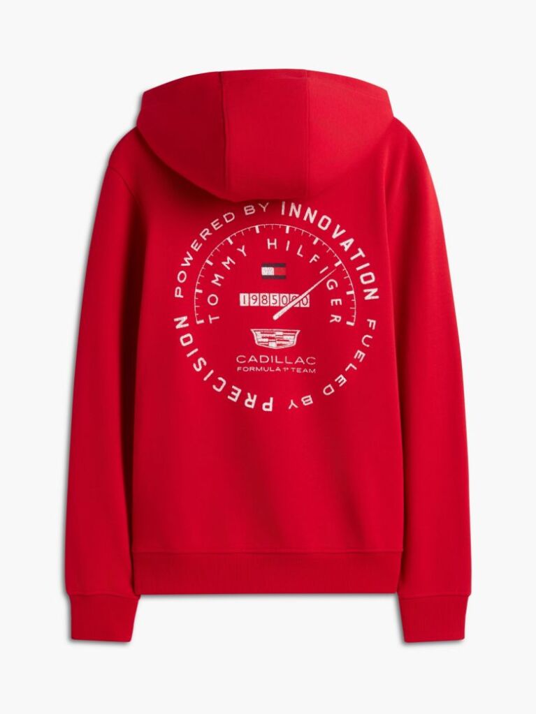 Red TH x Cadillac Formula 1® Team Back Graphic Hoody  Unisex