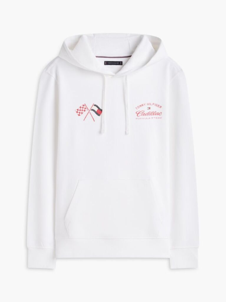 White TH x Cadillac Formula 1® Team Back Graphic Hoody  Unisex