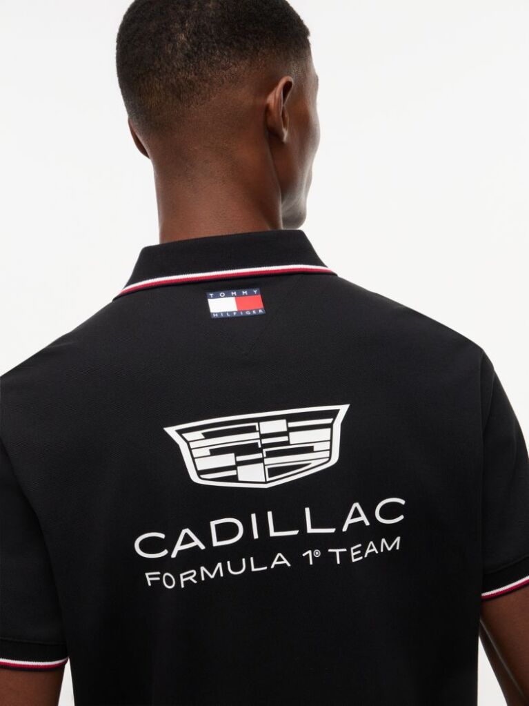 Black TH x Cadillac Formula 1® Team Pérez 11 Polo Shirt  Unisex