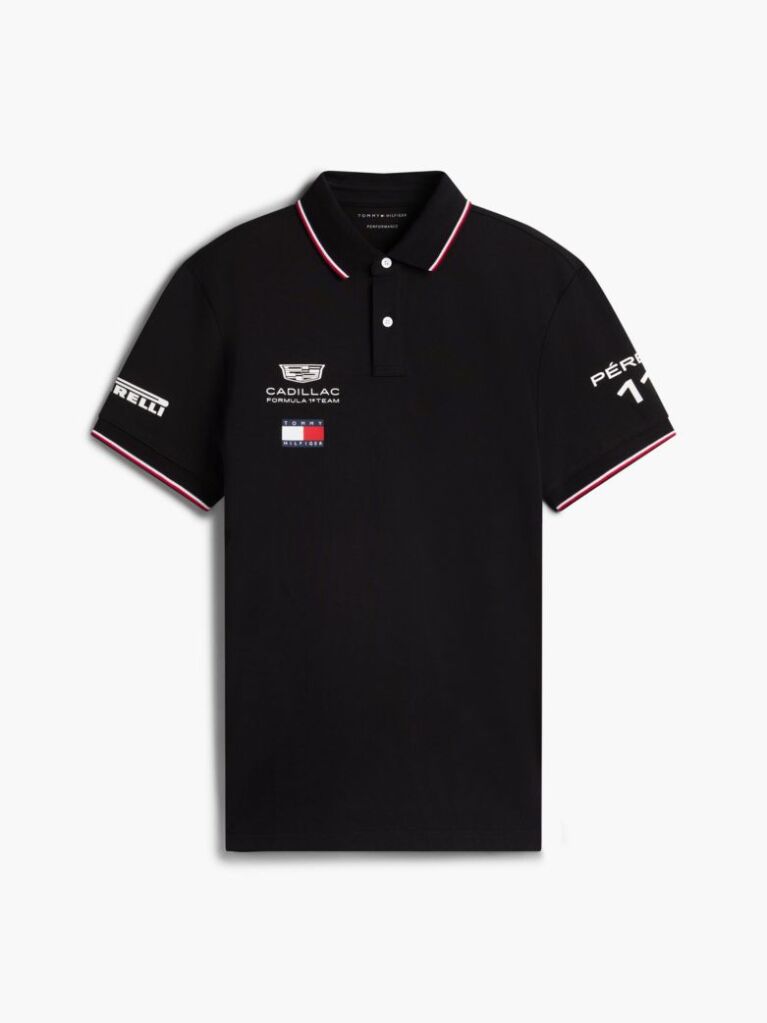Black TH x Cadillac Formula 1® Team Pérez 11 Polo Shirt  Unisex