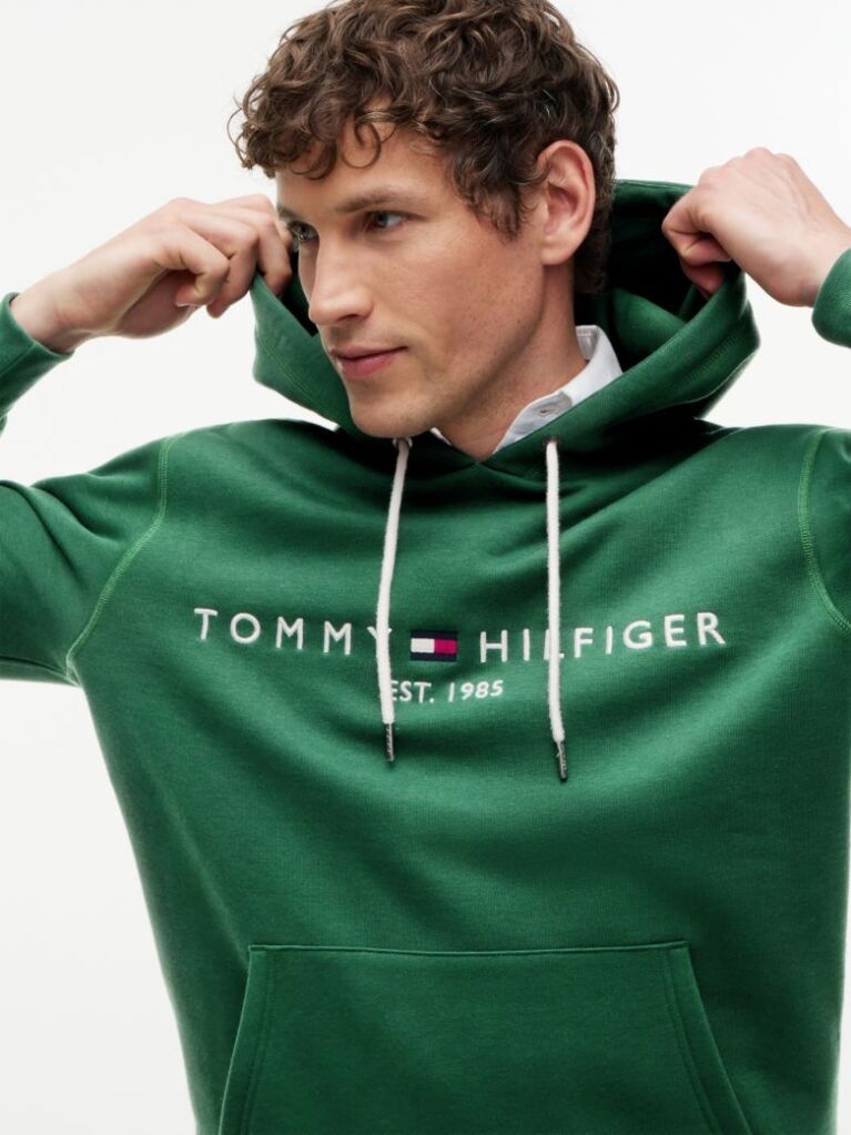 Πράσινο Flex Hoody Με Λογότυπο  Άνδρες