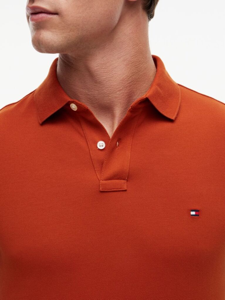 Red 1985 Organic Cotton Regular Fit Polo  Men