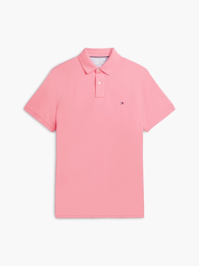 Pink 1985 Organic Cotton Regular Fit Polo  Men