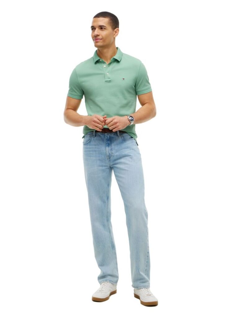 Green 1985 Organic Cotton Slim Fit Polo  Men