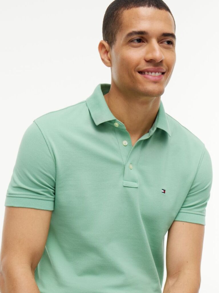 Green 1985 Organic Cotton Slim Fit Polo  Men