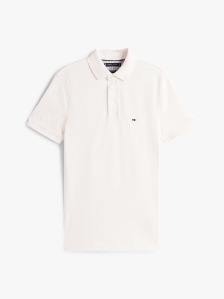 Beige 1985 Organic Cotton Slim Fit Polo  Men