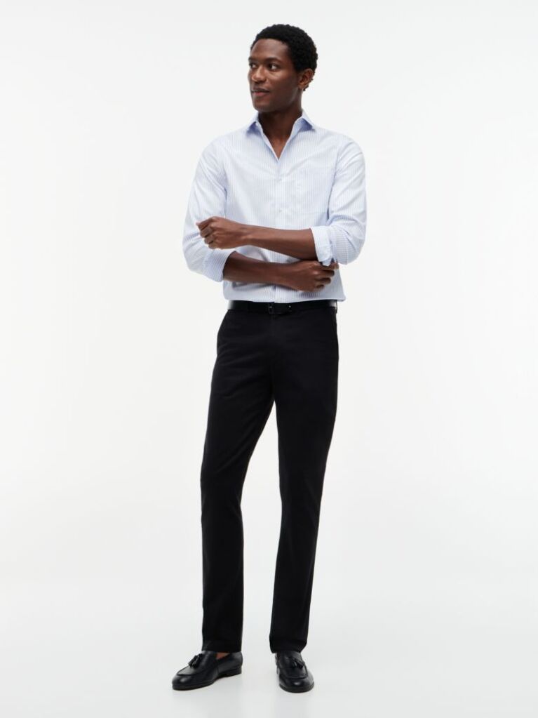 Μαύρο Bleecker Slim Παντελόνι Chino  Άνδρες