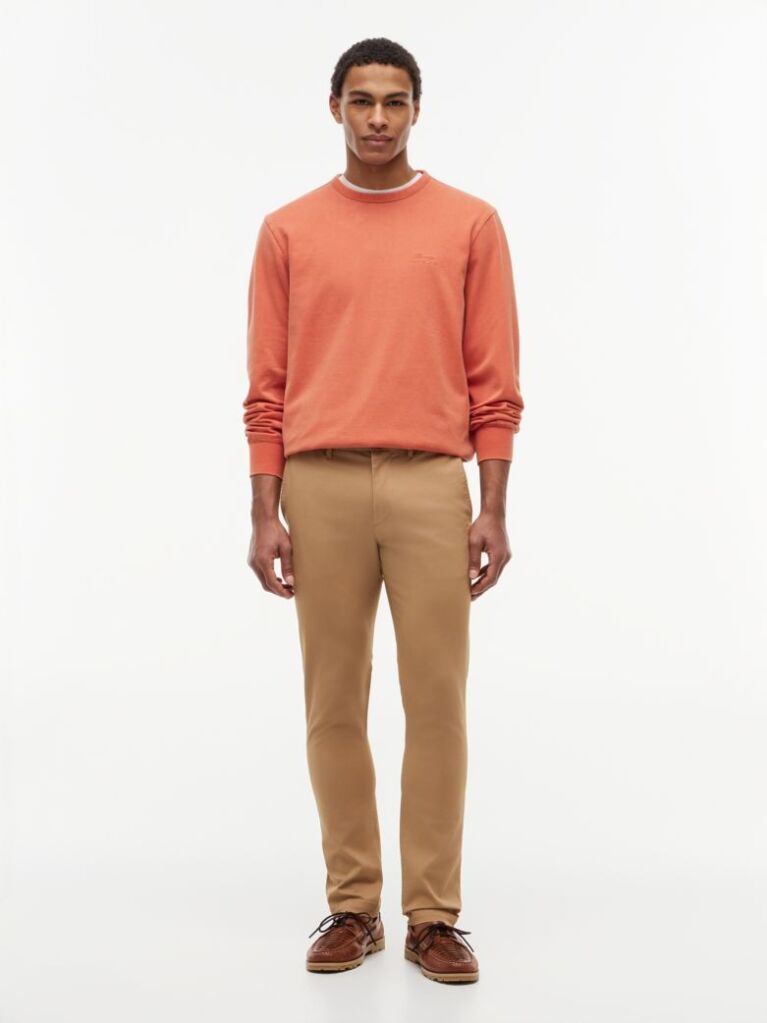 Brown Bleecker Slim Chinos  Men