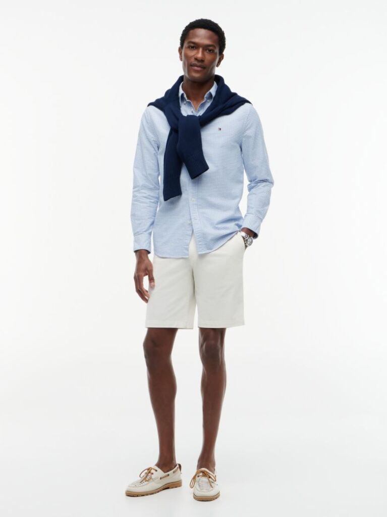 Blue Gingham Regular Fit Oxford Shirt  Men
