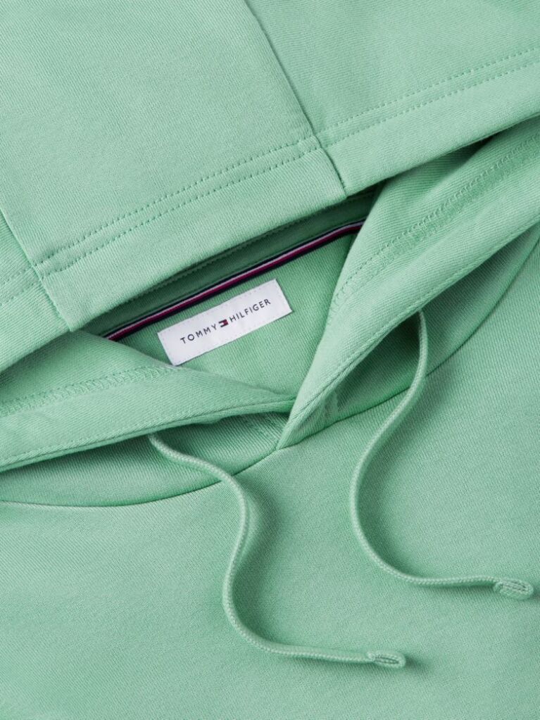 Πράσινο Hoody Από Βαμβακερό Terry Με Κεντητό Σημαιάκι  Άνδρες