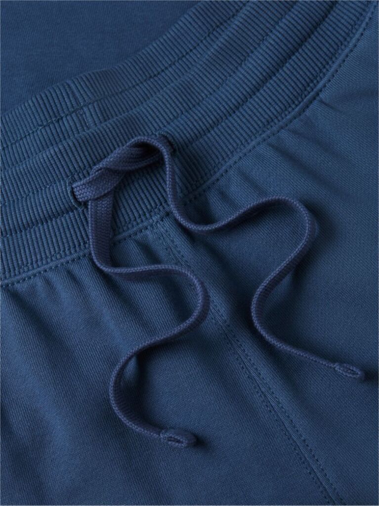 Blue Flag Embroidery Sweat Bermuda Shorts  Men