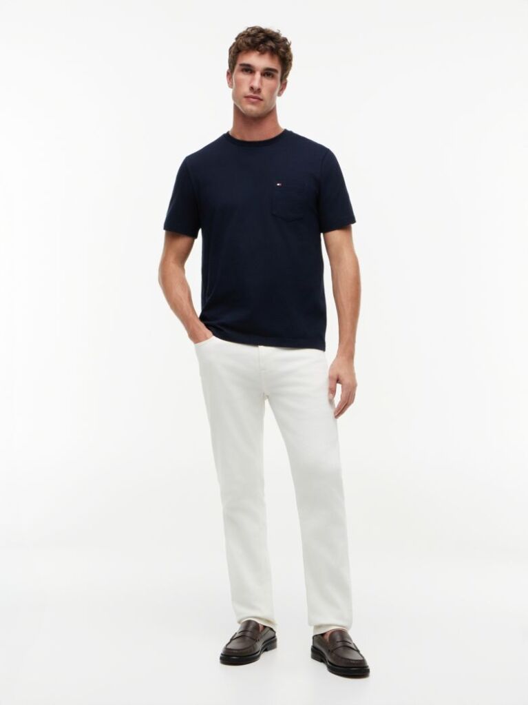 Blue Patch Pocket T-Shirt  Men
