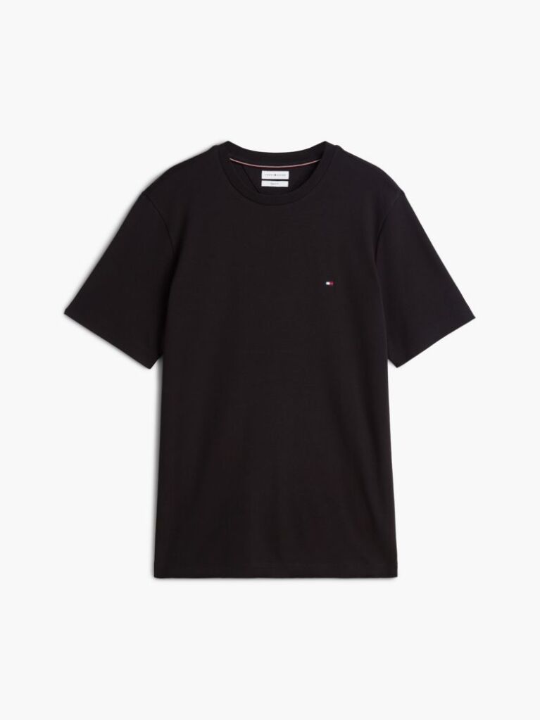 Black Interlock Knit T-Shirt  Men