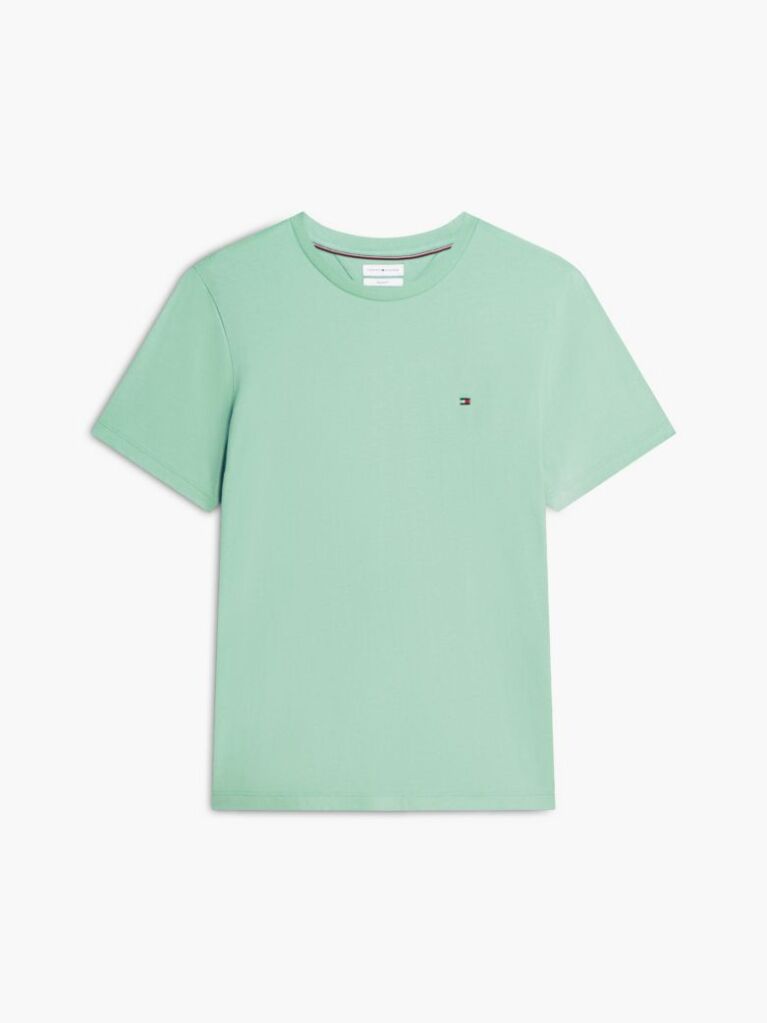 Green Flag Embroidery T-Shirt  Men