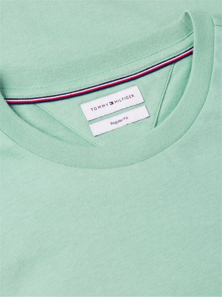 Green Flag Embroidery T-Shirt  Men