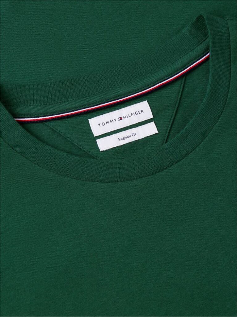 Green Flag Embroidery T-Shirt  Men