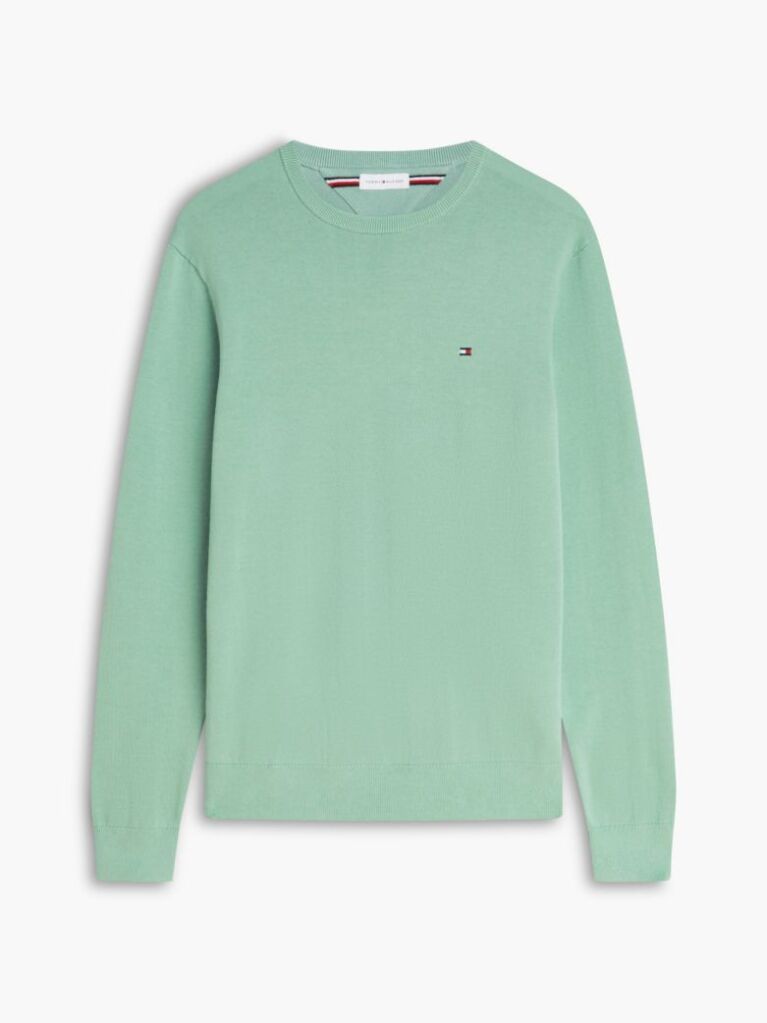 Green Flag Embroidery Jumper  Men