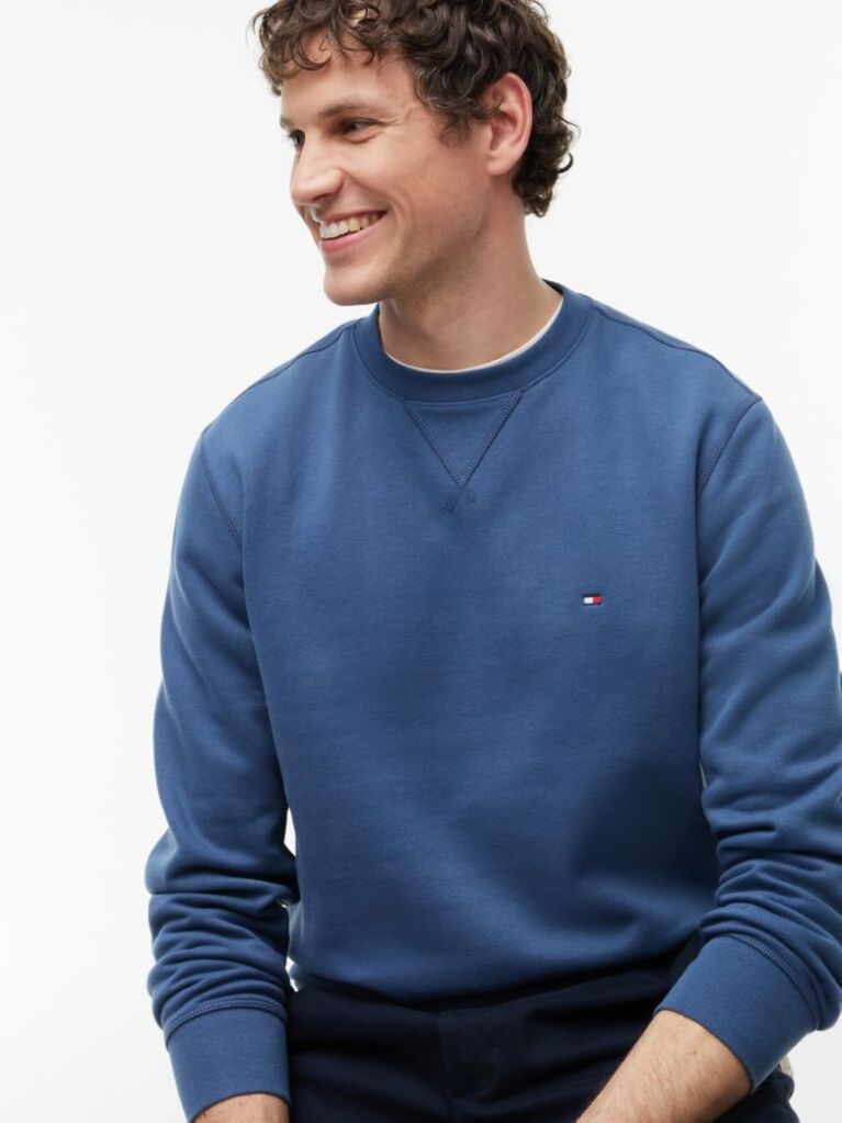 Μπλε Essential Fleece Φούτερ  Άνδρες