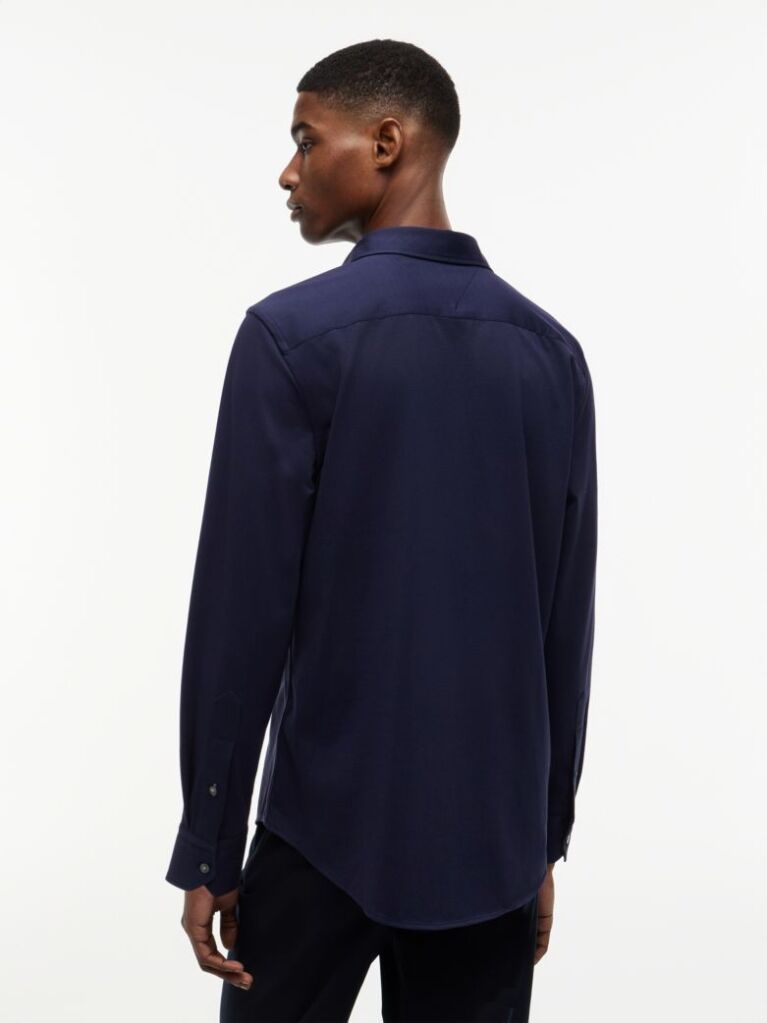 Blue Performance Slim Shirt  Men