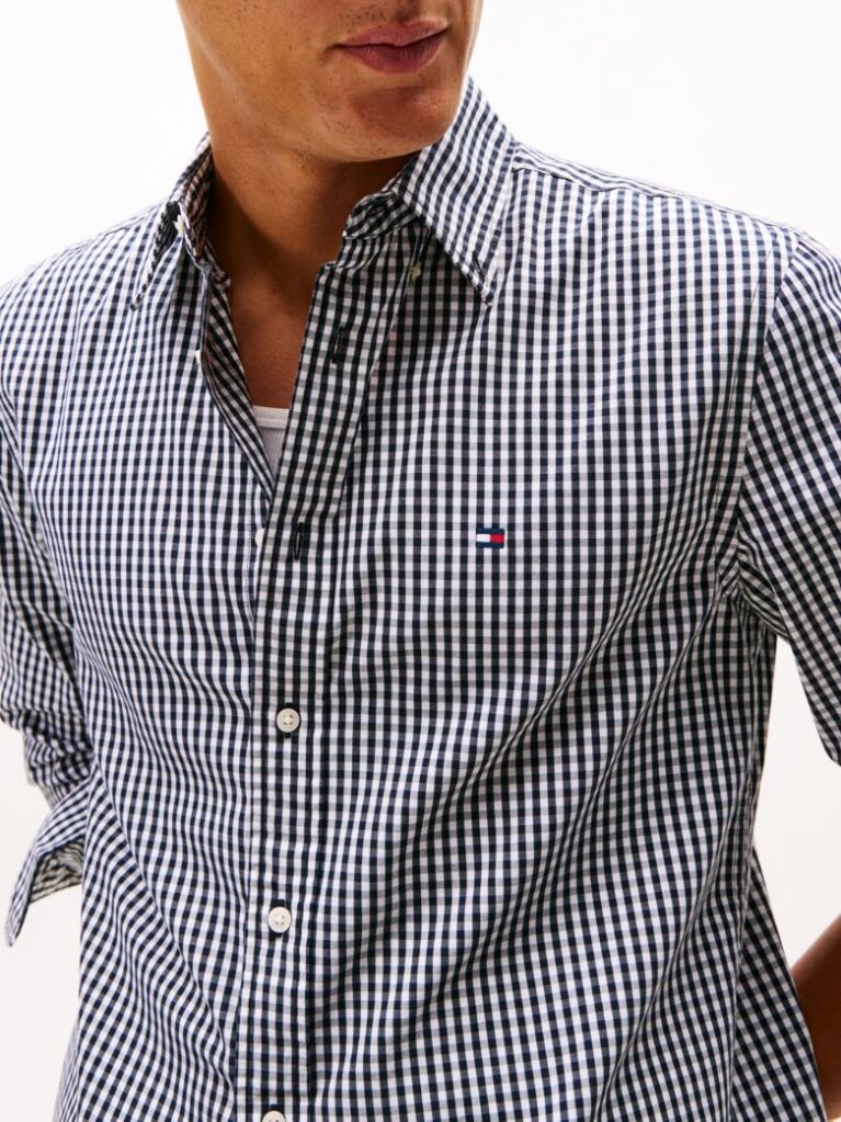 Multi TH Flex Regular Fit Gingham Shirt  Men