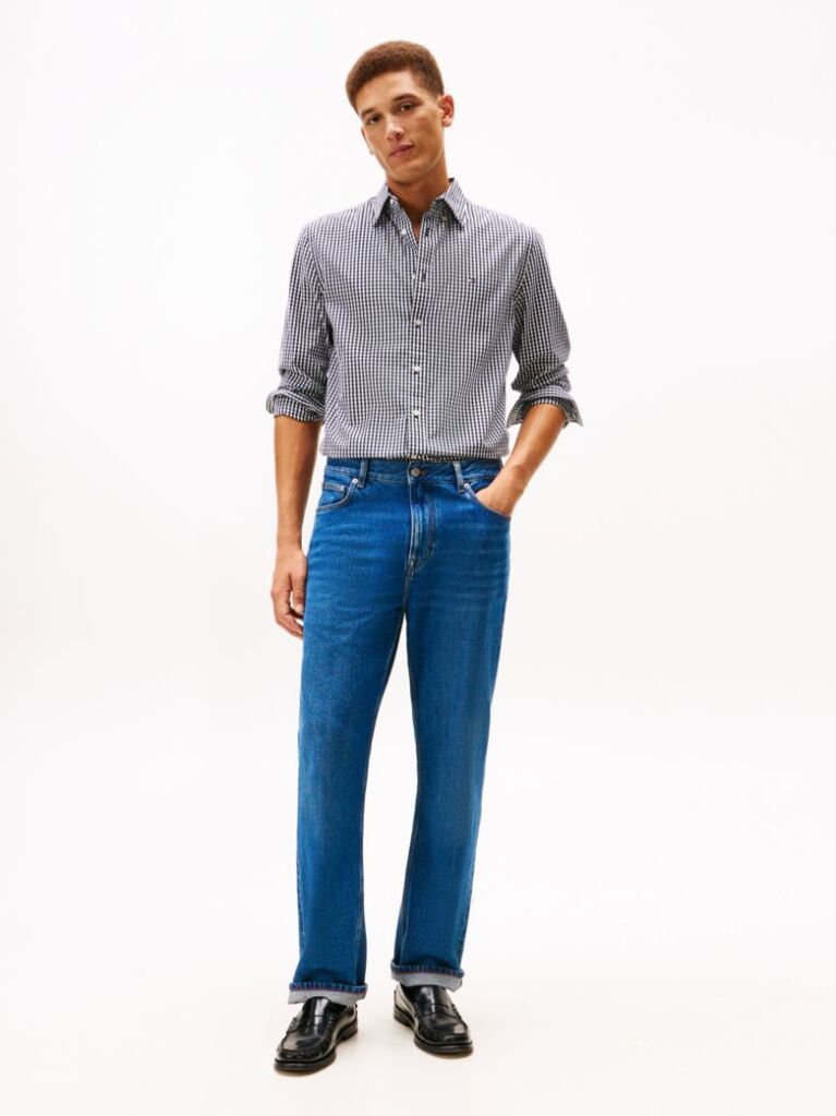 Multi TH Flex Regular Fit Gingham Shirt  Men