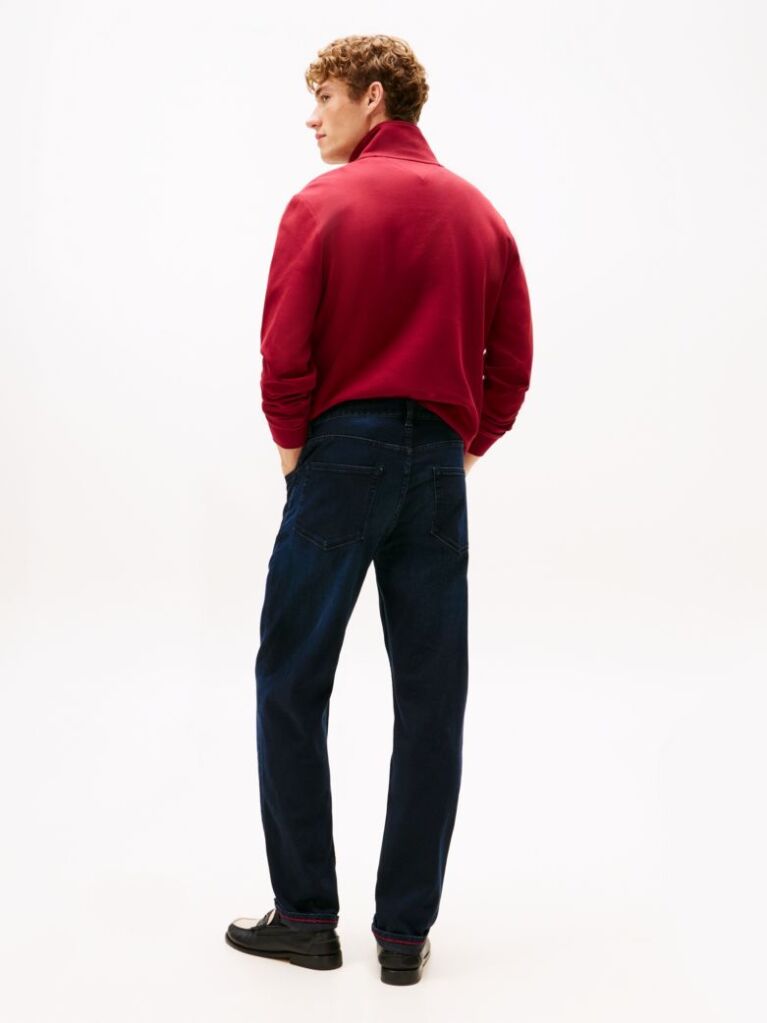 Blue Denton Straight Leg Jeans  Men