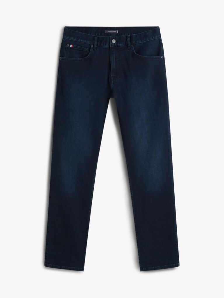 Blue Denton Straight Leg Jeans  Men