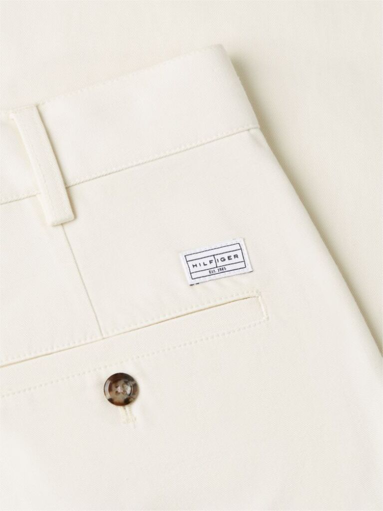 Beige Washed Relaxed Twill Chinos  Men