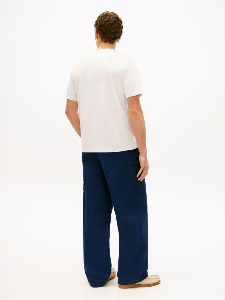 White This T-shirt is designed to perform on sunny days, crafted from a premium stretch Pima cotton.  Men